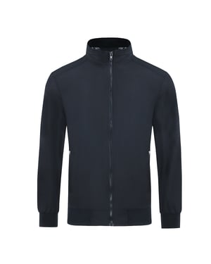 Heren Bomberjack met opstaande kraag, overgangsjack voor de herfst, casual sportjack zwart