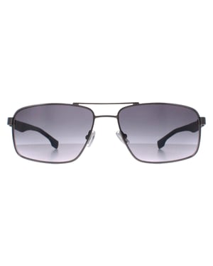 Hugo Boss Aviator Herren Ruthenium Blau Blau BOSS 1580/S