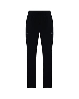 Under Armour x Project Rock – Schwarze Frottee-Trainingshose für Herren