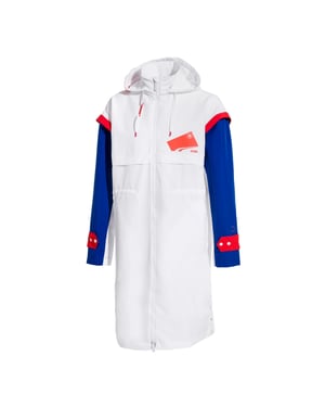 PUMA X Ader Fehler Full Reißverschluss mit Kapuzenparka Herren weiße Jacke 578555 02