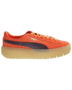 Puma -Bahnsteigspuren Block Orange Womens Trainer