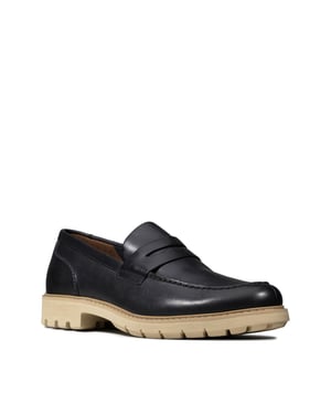 Clarks Batcombe Edge Herren schwarze Schuhe