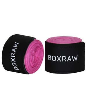 BoxRaw 4,6 m Handbandagen für Herren, Neonpink