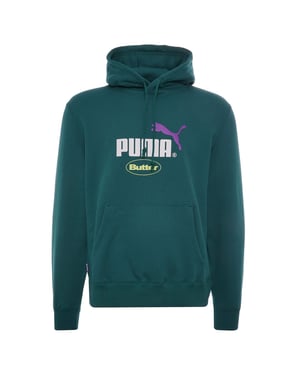 Puma x Butterwaren Langarm blaugrafische Pullover -Grafiklogo Hoodie 532438 40