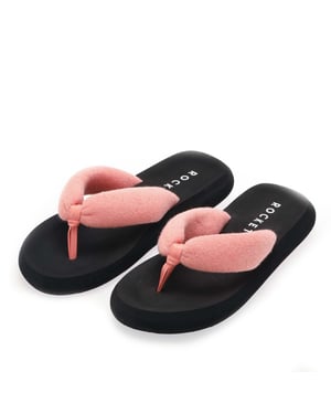 Damen Rocket Dog Sunset Puff Flip Flops in Pfirsich