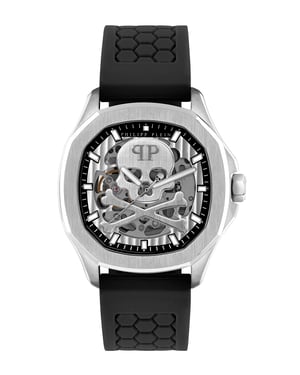 Philipp Plein $keleton $pectre Schwarz Herren Armbanduhr PWRAA0123
