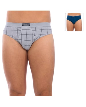 Pack-2 Slips Sensitive atmungsaktives Gewebe A5379 man
