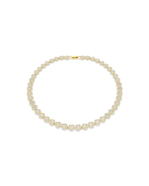 Swarovski 'Una Angelic' Damen-Halskette aus vergoldetem Metall - Gold 5720505
