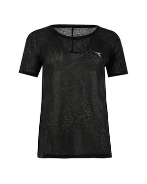 Diadora Active Womens Black T-Shirt