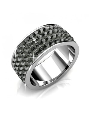 Walzenring - Silber und Grau