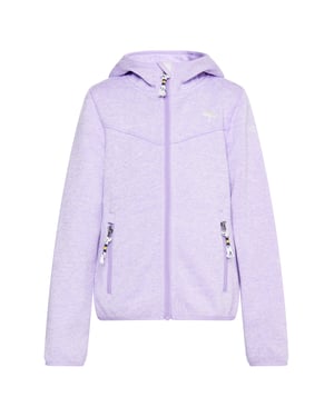 Schmuddelwedda Strickfleeceblouson für Mädchen Mädchen (Kids) Helllavendel-Melange