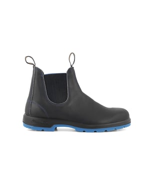 Blundstone #2343 Schwarz/Blauer Chelsea-Stiefel