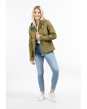 Schmuddelwedda Softshelljacke Damen Oliv-271