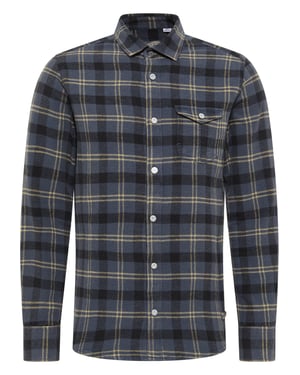Dreimaster Hemd Herren Marine