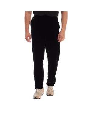 Herren-Anzughose aus Samt mit hoher Taille B1P440