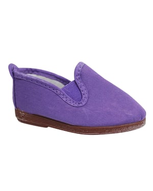 Kinderstil Kinder lila Plimsolls
