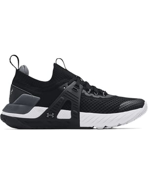 Under Armor Project Rock 4 GS Kids Schwarze Trainer