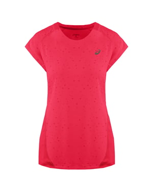 ASICS Logo Womens Pink T-Shirt