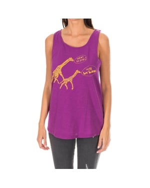 Damen Rundhalsausschnitt gedrehtes Tank-Top ADM0107