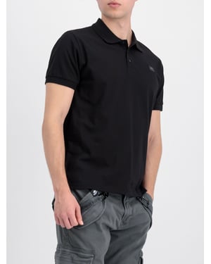Alpha Industries Herren X-fit Polo in Schwarz