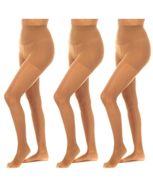 Pack-3 Lycra Höschen 20 Den ACTIVE20D Frau