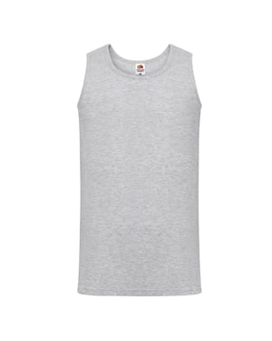 Fruit of the Loom - "Valueweight" Top für Herren - Athletisch (Grau meliert)