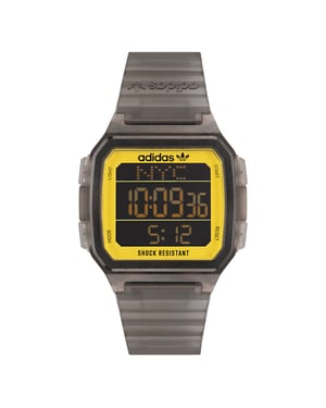 Adidas Originals Digital One Gmt Unisex Grau Uhr AOST22554