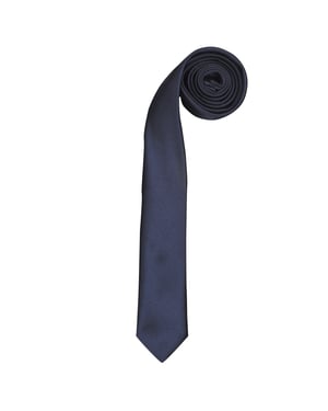 Premier Tie - Schlanke Herren-Retro-Arbeitskrawatte (Marine)