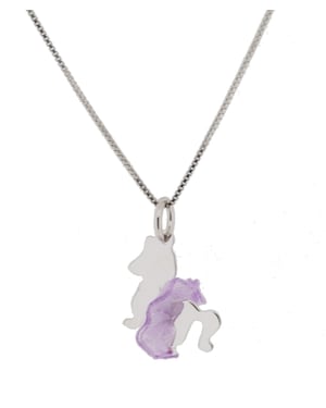 Orphelia 'Celinia' Kinderkette mit Anhänger aus 925er Sterlingsilber – Silber ZH-7134