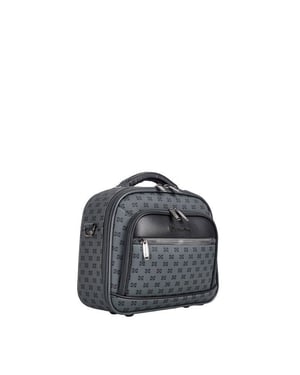 Graue Reisekosmetiktasche