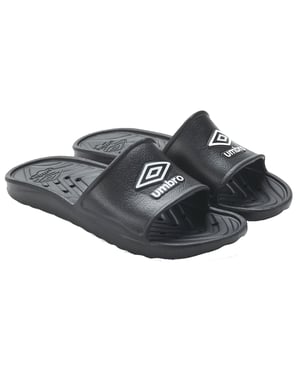 Umbro Mens Shower Sliders (Schwarz/Weiß)