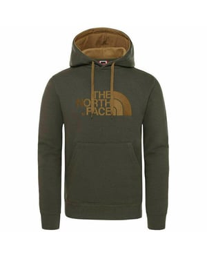 The North Face Sweat à Capuche Brodé Drew Peak Homme Vert / Kaki Britannique