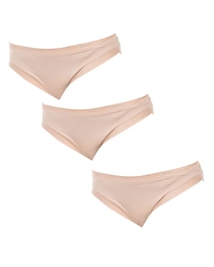 Pack-3 Höschen mit mittlerer Taille und Innenfutter 1031184 Frauen
