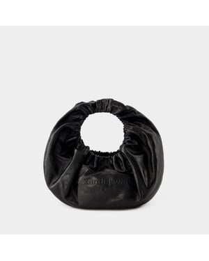 Crescent Small Handtasche - Alexander Wang - Leder - Schwarz