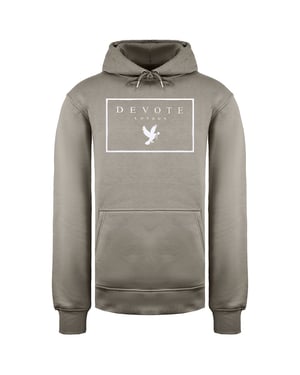 Widmen Sie London Dove Mens nackt/weißer Hoodie