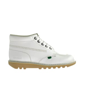 Kicker Kicks Hi Core Womens White Stiefel