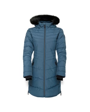 Dare 2B - "Striking IIII" Steppjacke Midi-Länge für Damen (Oriongrau)