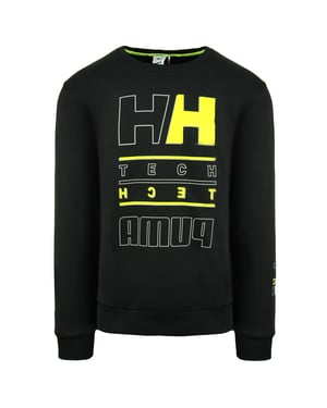 Puma x Helly Hansen Langarm Crew Crew Neck Black Männer Grafisches Sweatshirt 598284 01