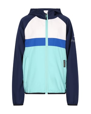 Schmuddelwedda Anorak Mädchen (Kids) Türkis Colorblock