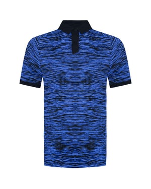 Under Armour Iso-Chill Abe Twist Mens Blue/Schwarz Poloshirt