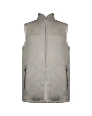 Hackett London Reversible Herren Beige Leinen Gilet