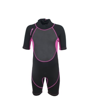 Trespass Childrens Girls Scubadive 3mm Short Neoprenanzug (Schwarz)