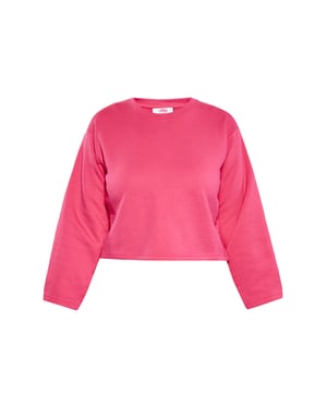 Mymo Sweatshirt Damen Rosa