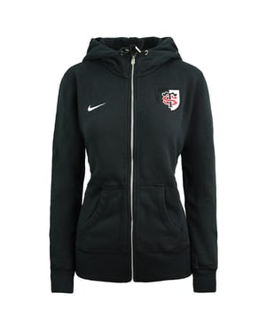 Nike Rugby Stade Toulousain Zip-Up-Hoodie Damen Schwarz Pullover 454221 010