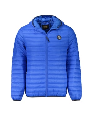 Cavalli Class Unifarbene Steppjacke in Blau