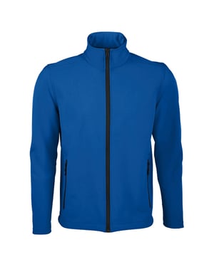 SOLS Herren Race Full Zip Wasserabweisende Softshell Jacke (Königsblau)