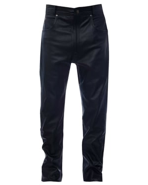 Herren-Jeans „501“ aus schwarzem Leder in Montana
