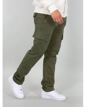 Alpha Industries Herren Agent Slim Cargo-Hose in Olivgrün