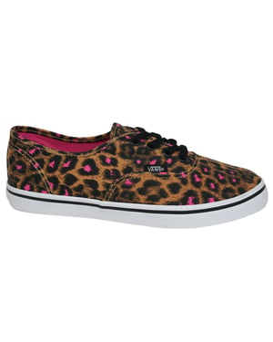 Vans von der Wand authentisch lo pro Leopard Print Kids Plimsolls Iebb4m B83a