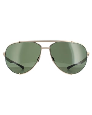 Porsche Design Aviator Herren Licht Gold Schwarz Grün P8920